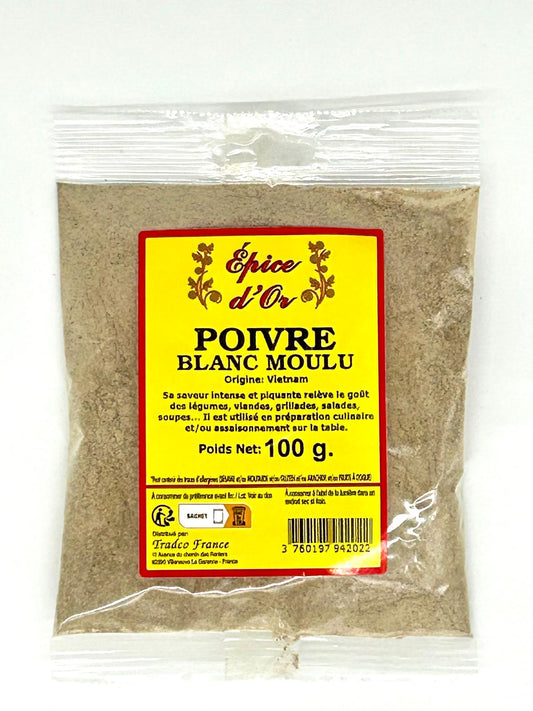 poivre blanc moulu