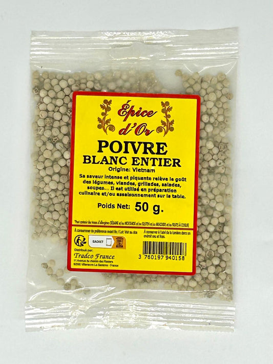 poivre blanc entier