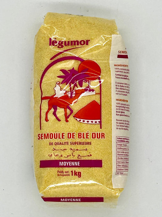 Semoule de blé dur moyenne 1kg