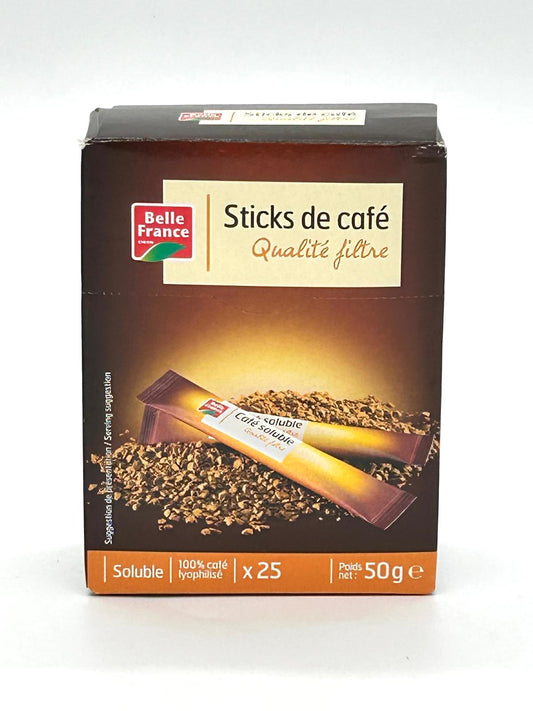 Café belle France 25 sticks de 50g