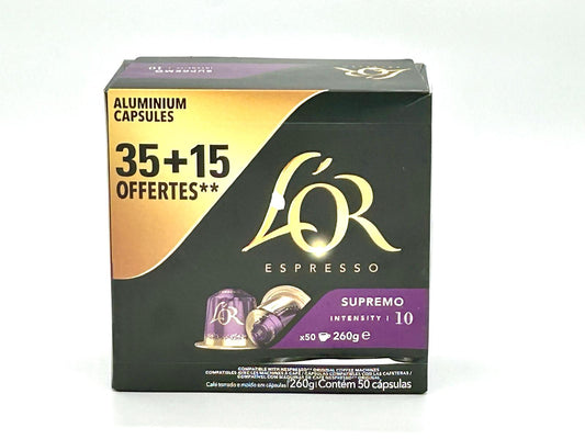 Capsules de café L'Or Espresso boite 50