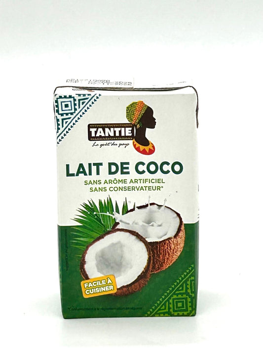 Lait de coco Tantie : brique de 250ml