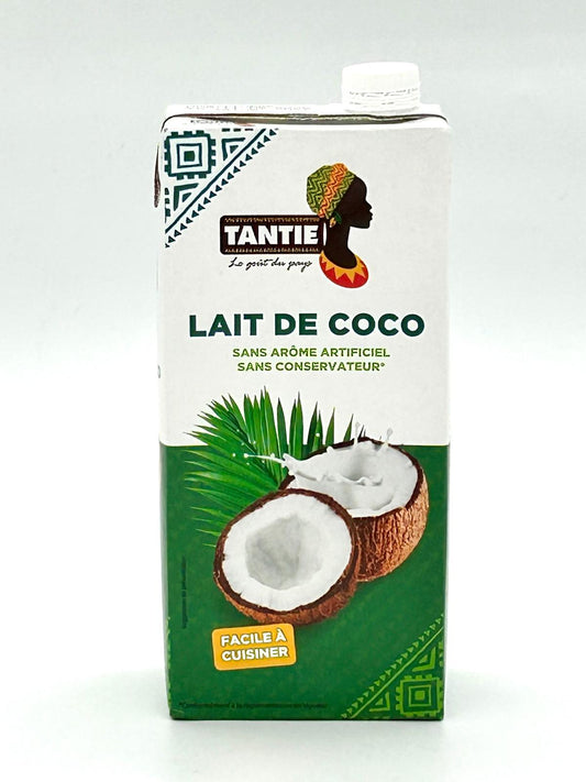 Lait de coco Tantie brique de 1L