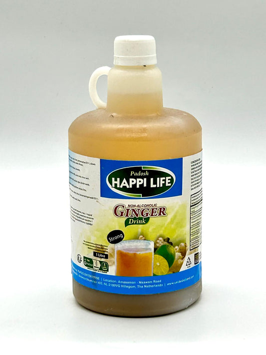 HAPPY LIFE Jus concentré de Gingembre et citron 1L