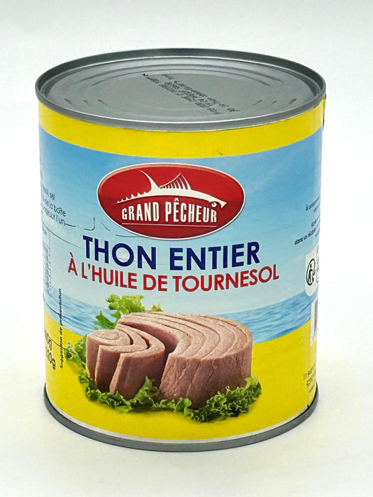 Thon Entier à l'huile de Tournesol GRAND PECHEUR 800g