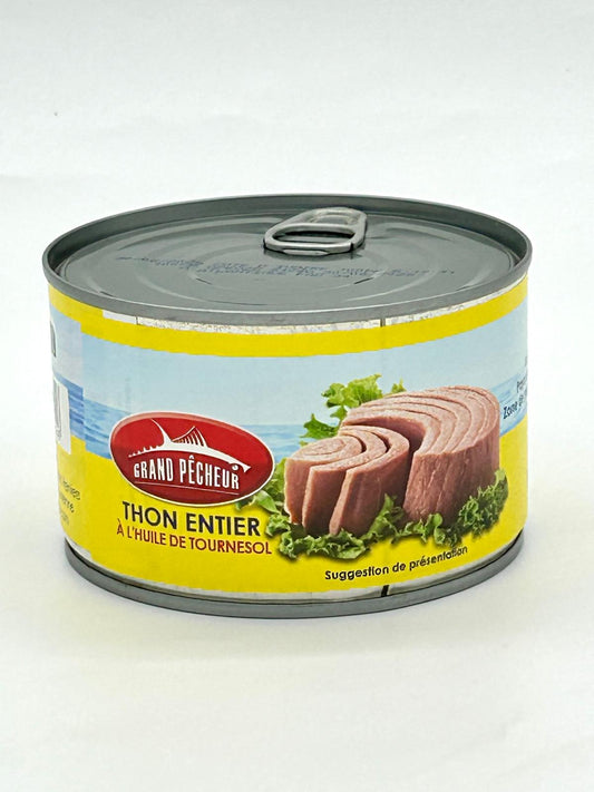 Thon Entier à L'huile de Tournesol 185g