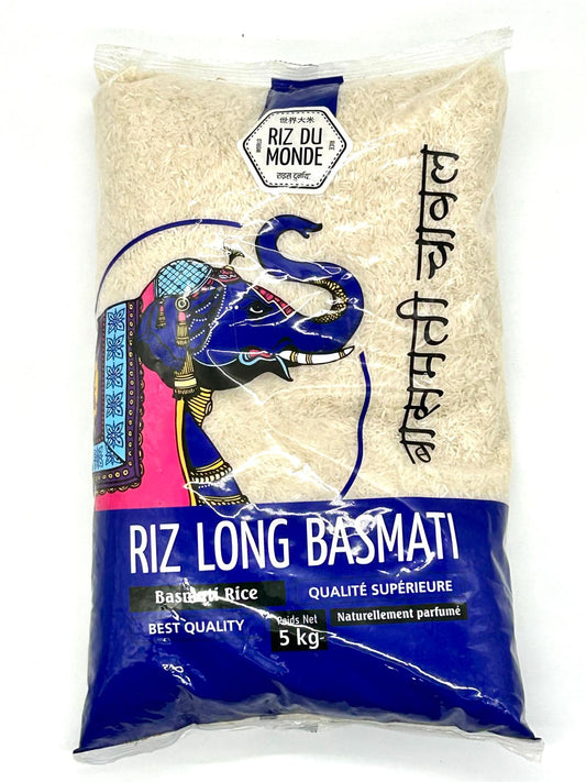 RIZ DU MONDE Riz Long Basmati 5kg