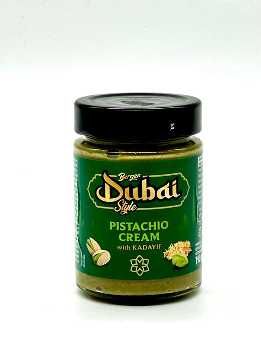Bergen Dubaï Style Crème Pistache Avec Kadayif 190g